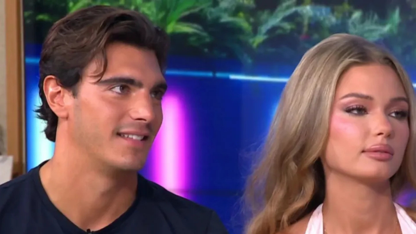 LOVE ISLAND WINNERS LORENZO AND JULIA RAISE EYEBROWS IN AWKWARD INTERVIEW