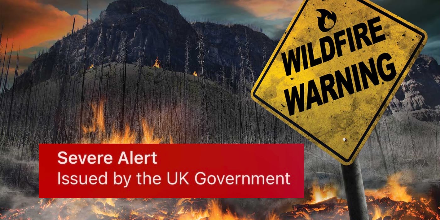 SEVERE WILDFIRE ALERT ISSUED NATIONWIDE AS UK GOVERNMENT WARNS OF ‘VERY HIGH’ RISK