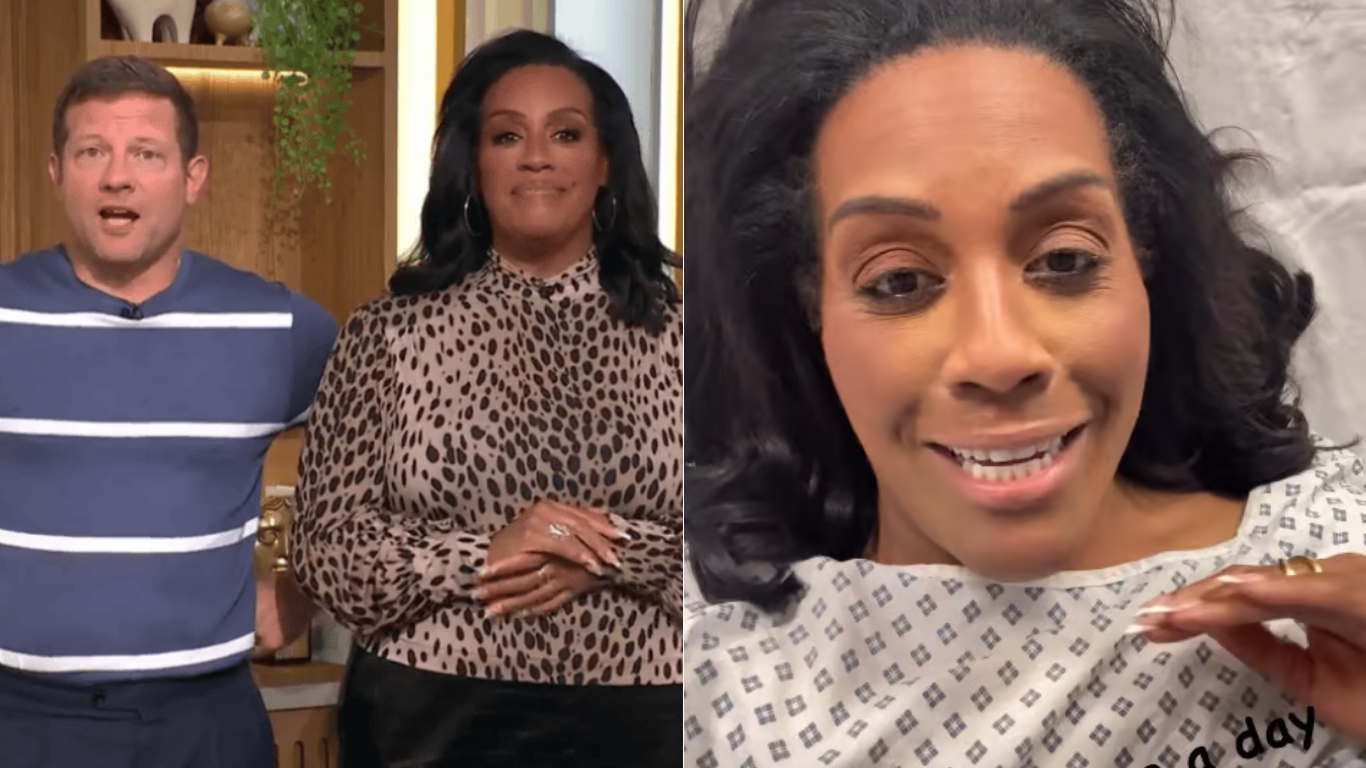 ALISON HAMMOND REASSURES FANS AFTER RUSHING OFF 'THIS MORNING' SET CLUTCHING HER CHEST