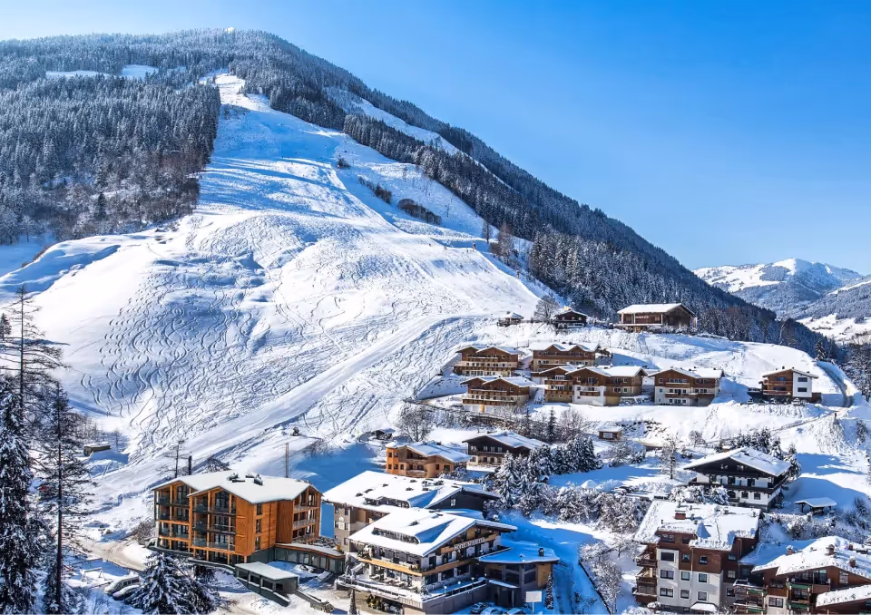 Die Lage des Hideaways in Saalbach