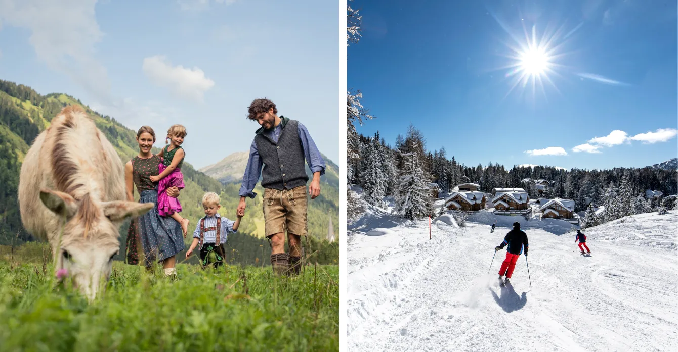 Familienurlaub und Skifahren auf der Turracher Höhe – Naturerlebnisse im Sommer und Winter
