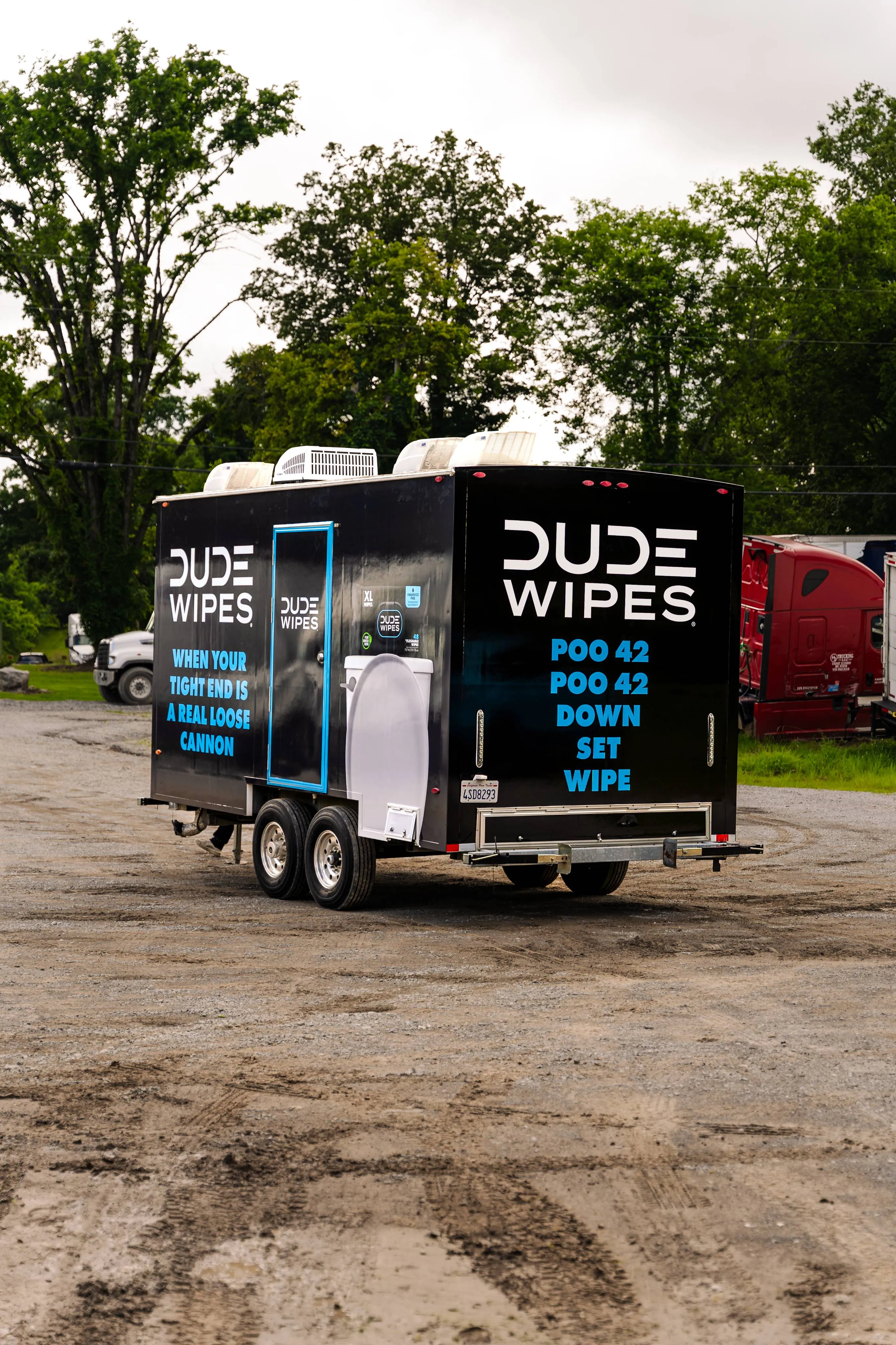 Business vehicle wrap on a commercial van