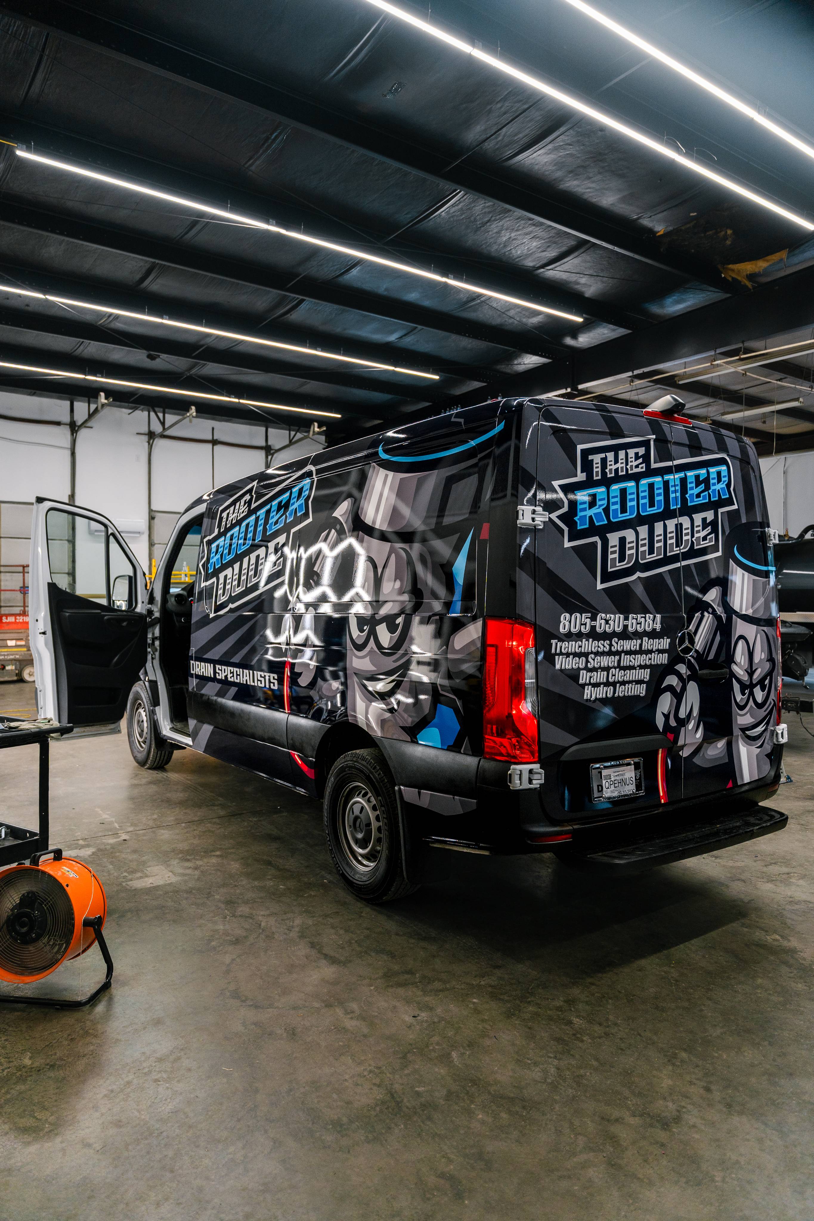 Wall graphic installation
