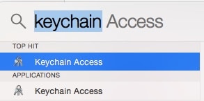 keychain access