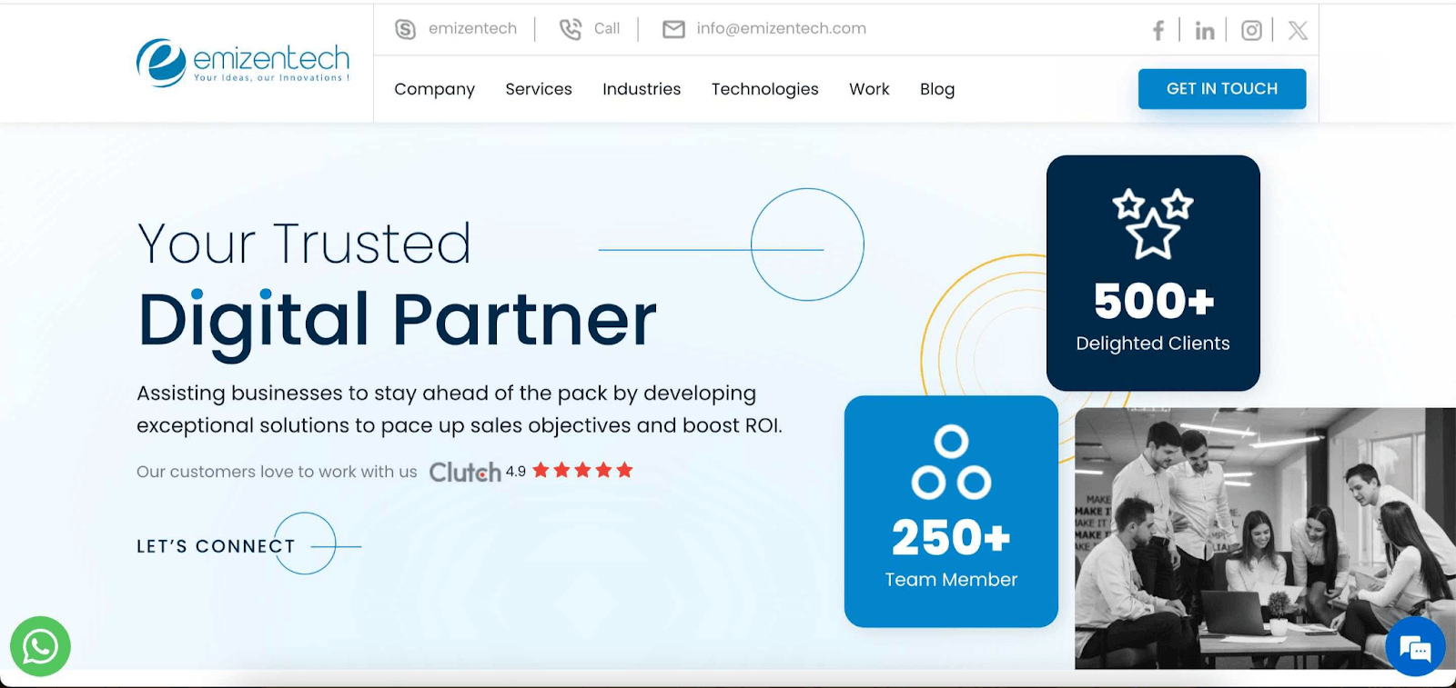 Android app development companies - Emizentech