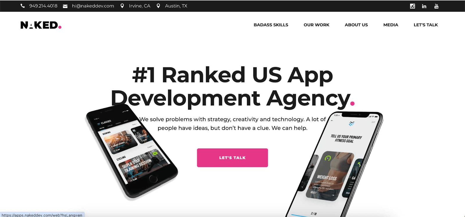 Android app development companies - Naked Development