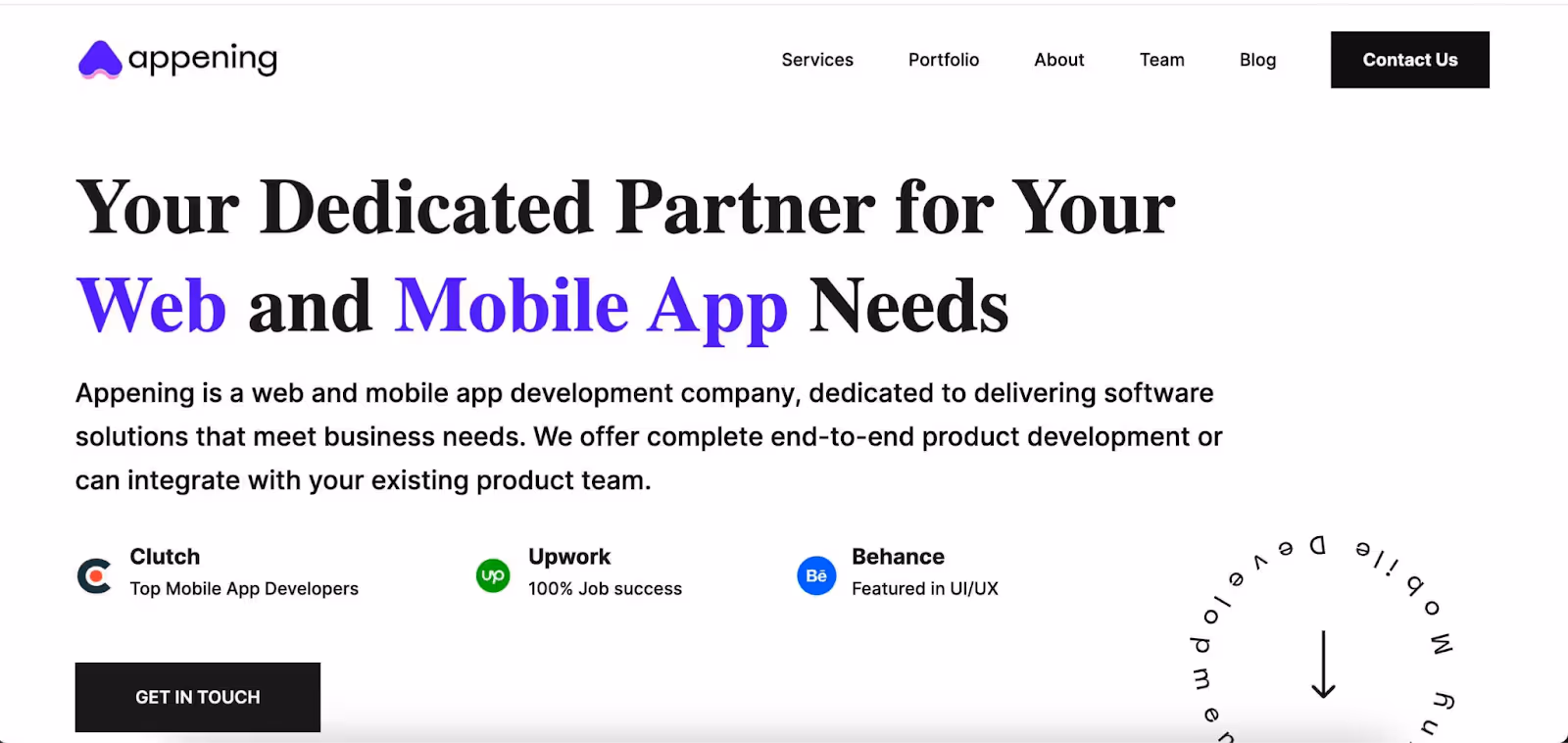 Best iOS app development companies - Appening