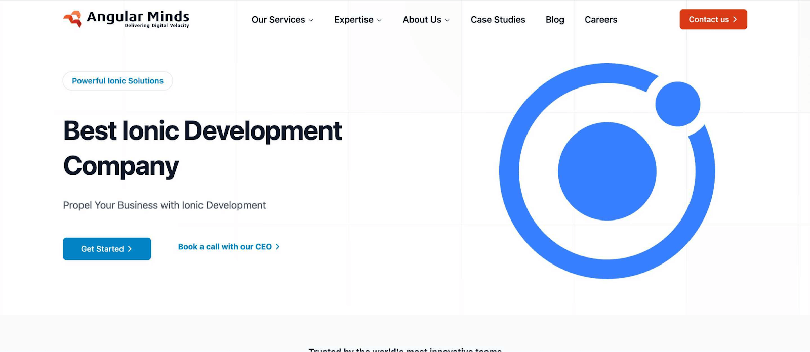Ionic app development company - angular minds