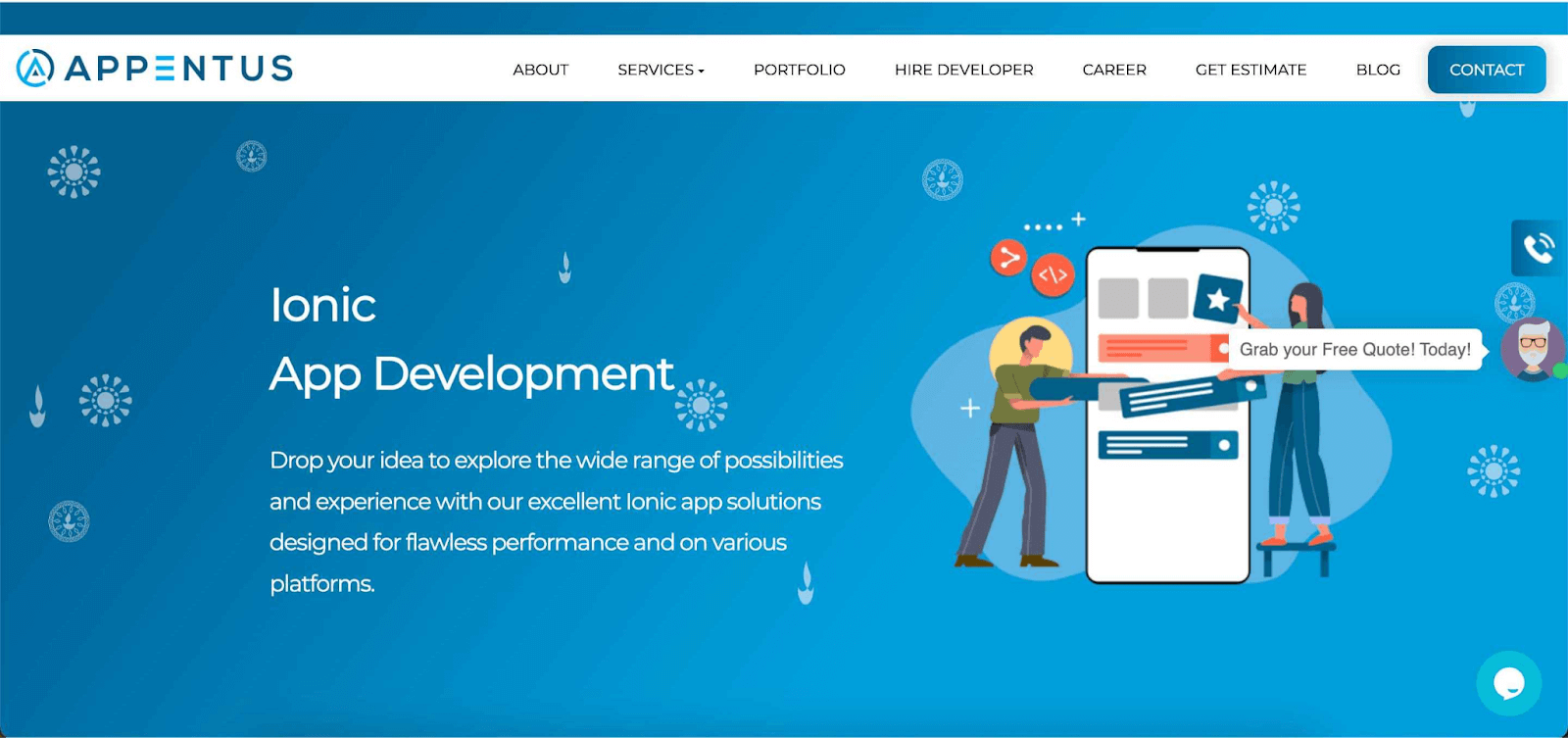 Ionic app development company - appentus