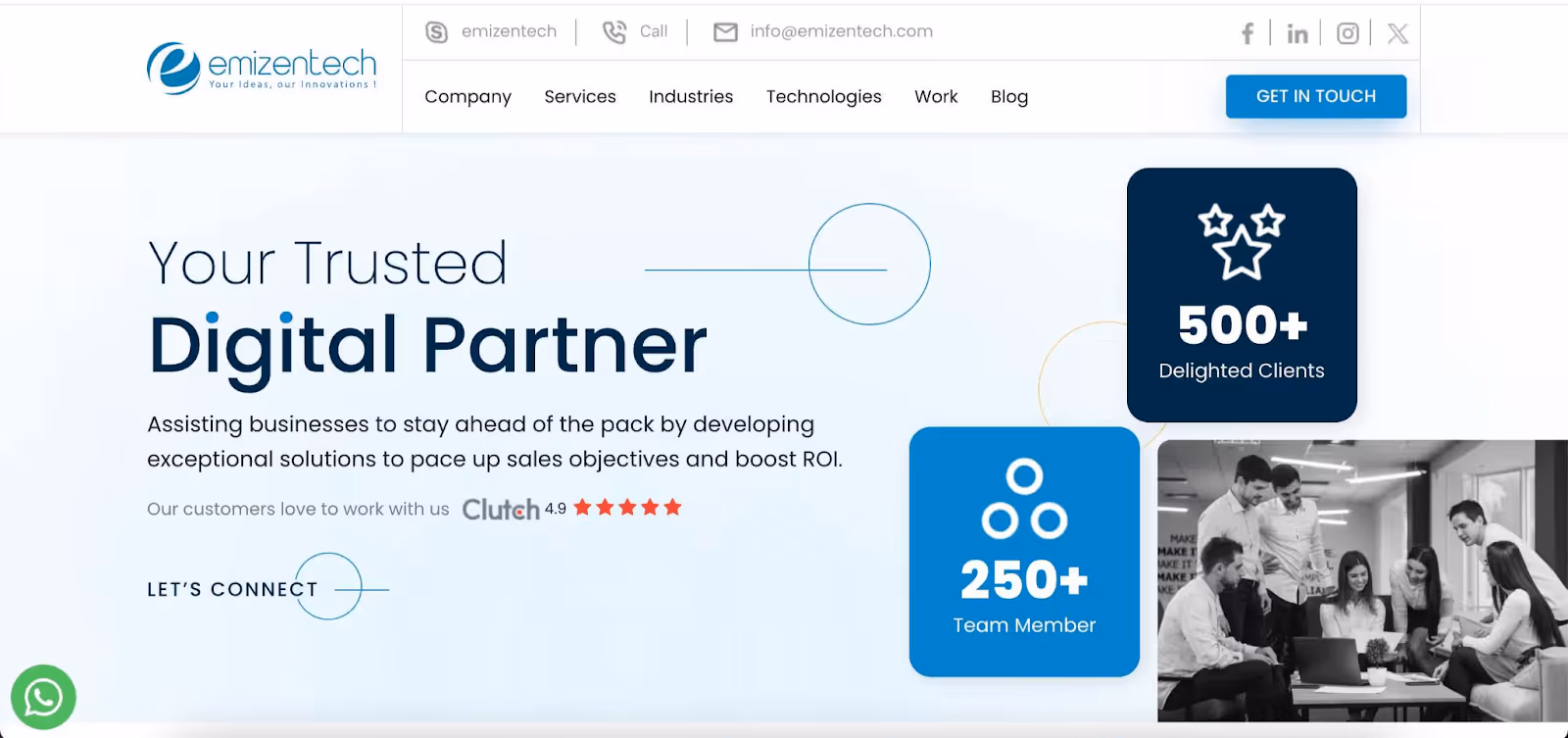 Best iOS app development companies - Emizen tech