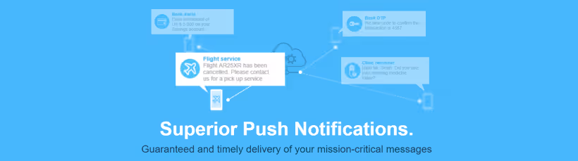 Catapush push notification service