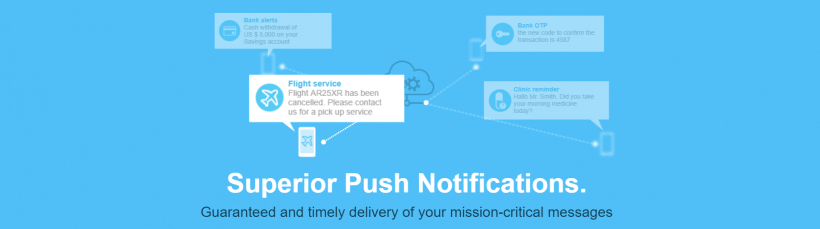 Catapush push notification service