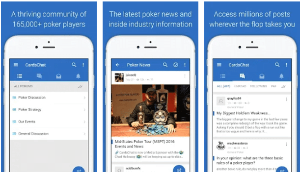 Cards Chat Poker Forum App