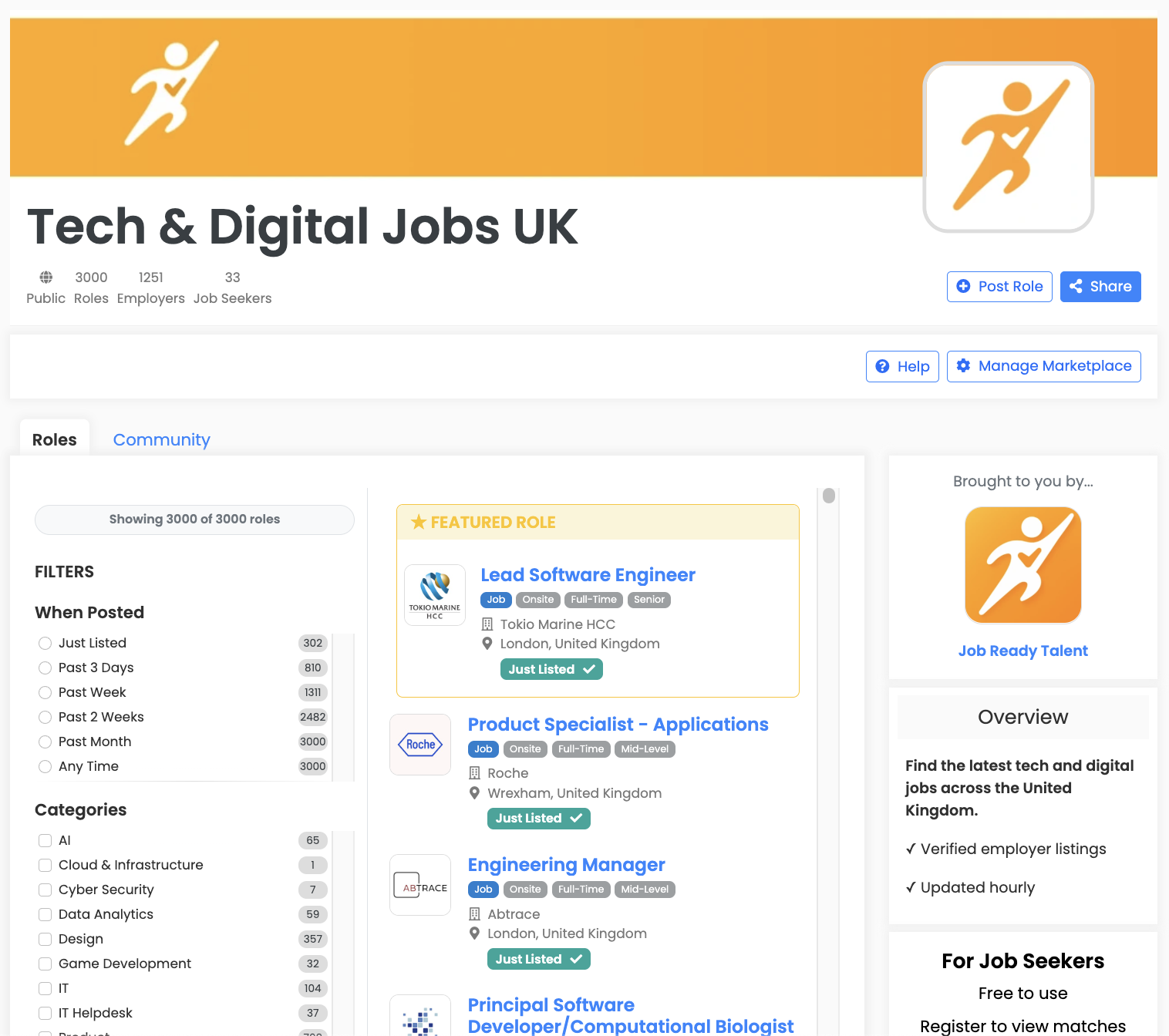 Feature jobs on your job board on Spacewalk