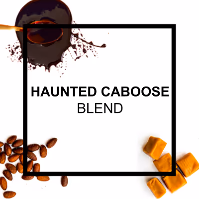 Ed Denyer, founder of Eco Coffee, with a stack of branded cloth coffee bags behind him