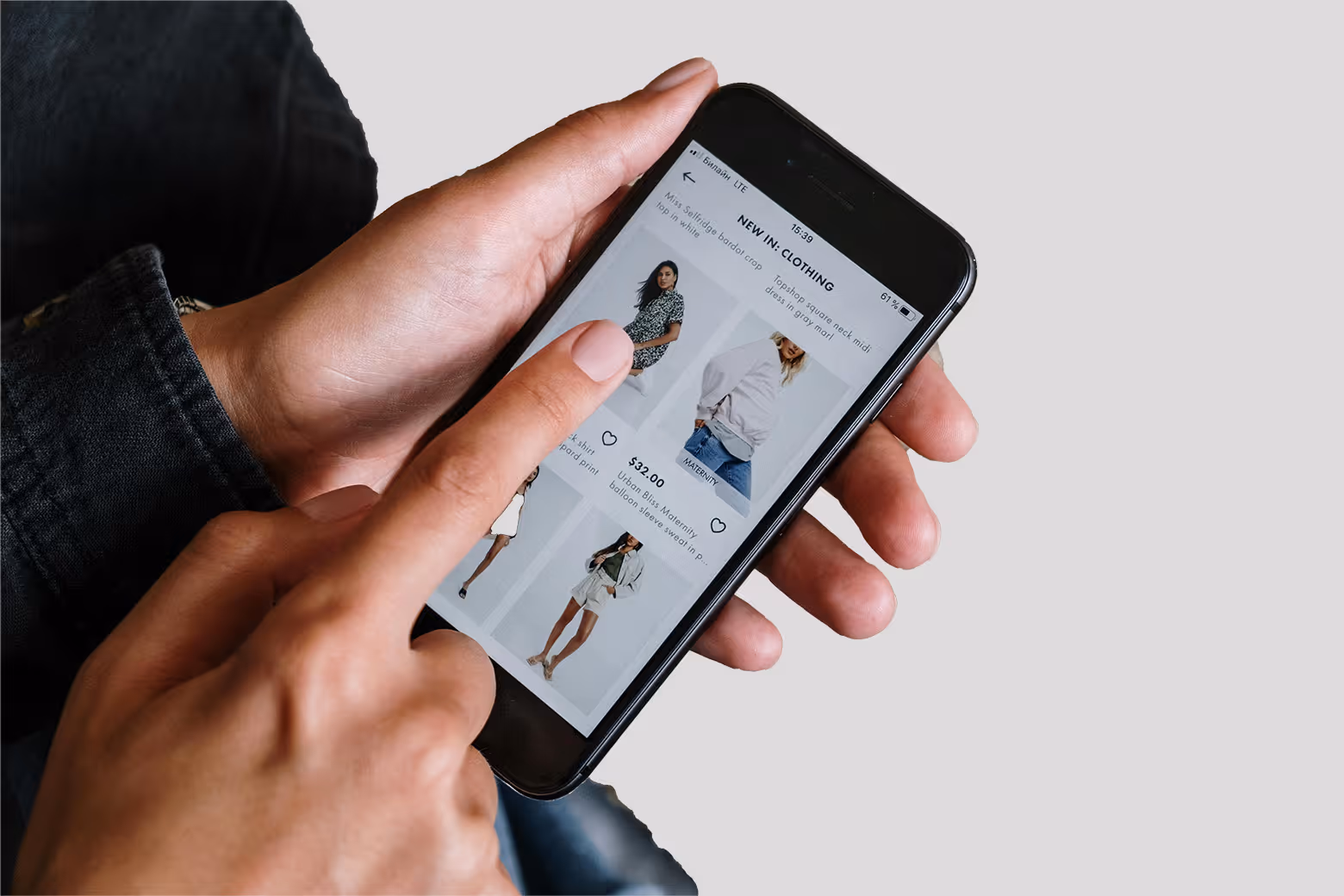 Mockup für das Virtual Try On Projekt