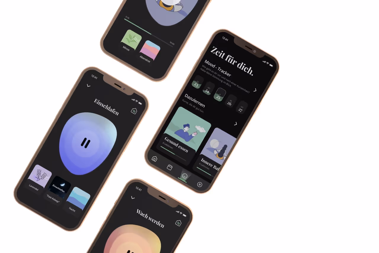Handy Mockup der Floating App