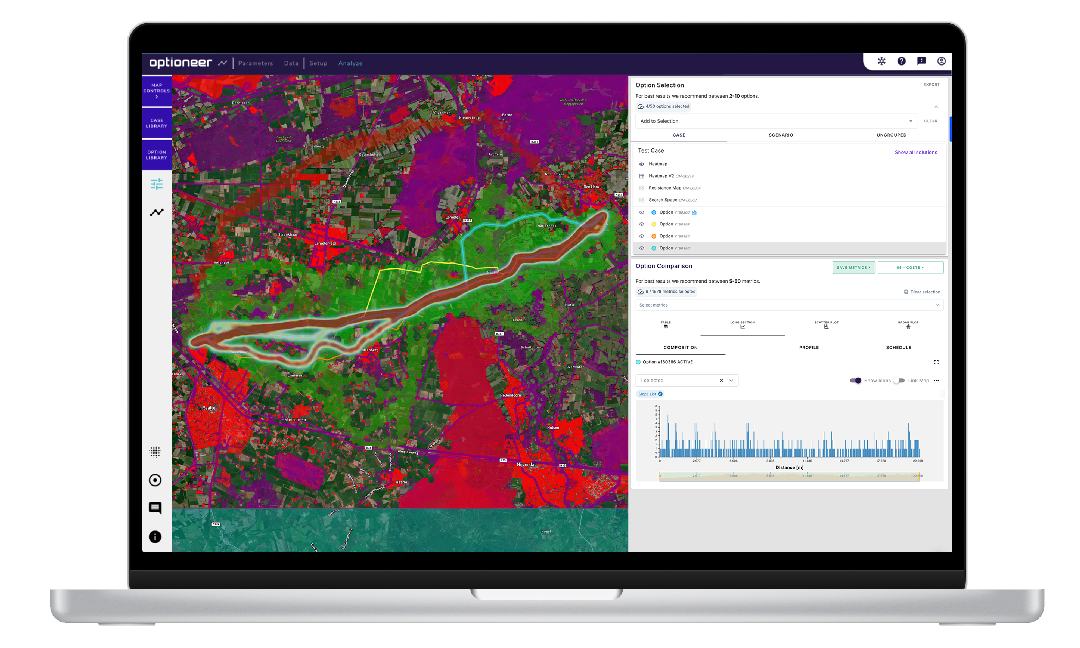 Project 2: 10km main (Final alignment hidden from Continuum Industries.)