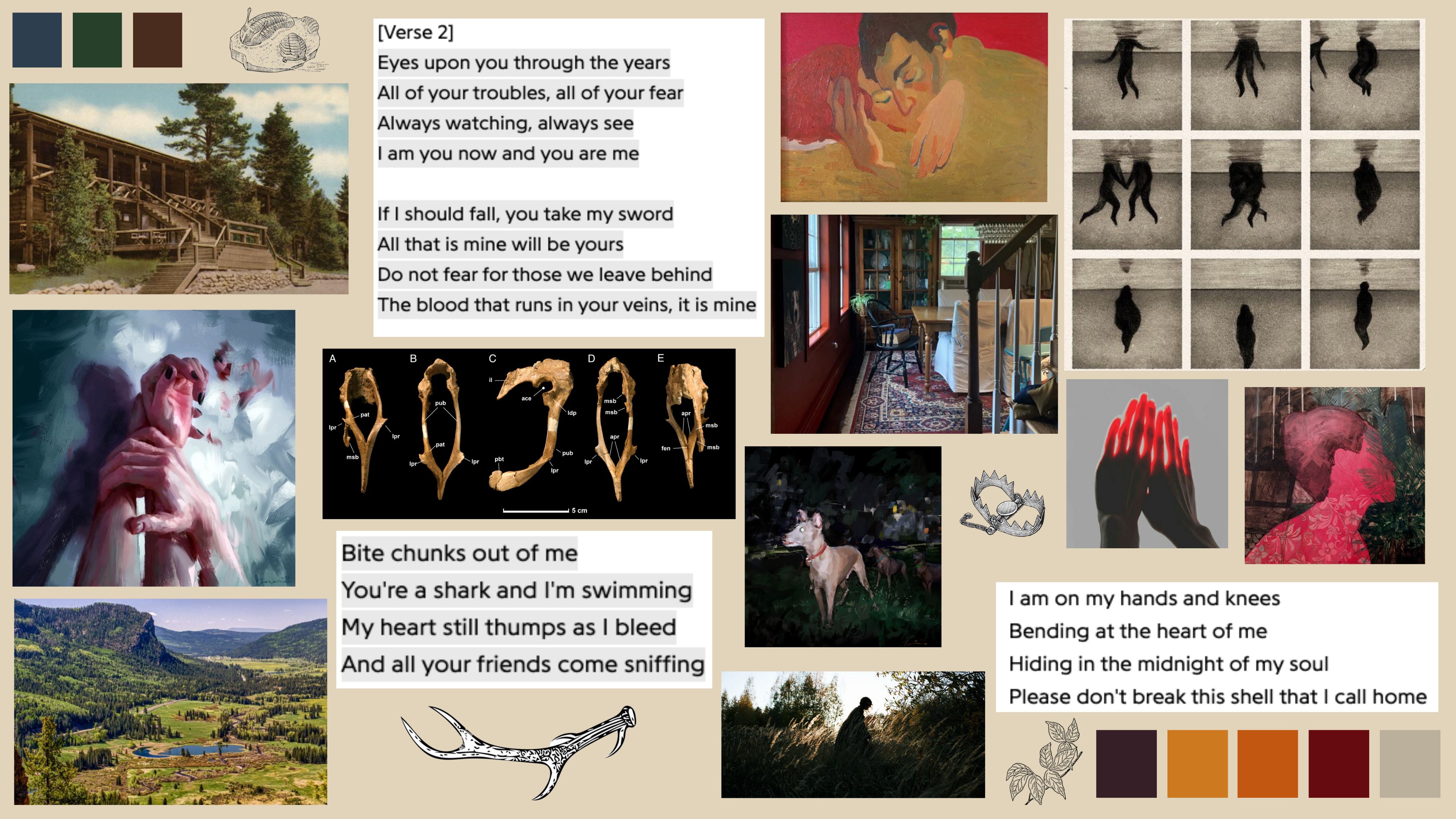 An image of a mood board