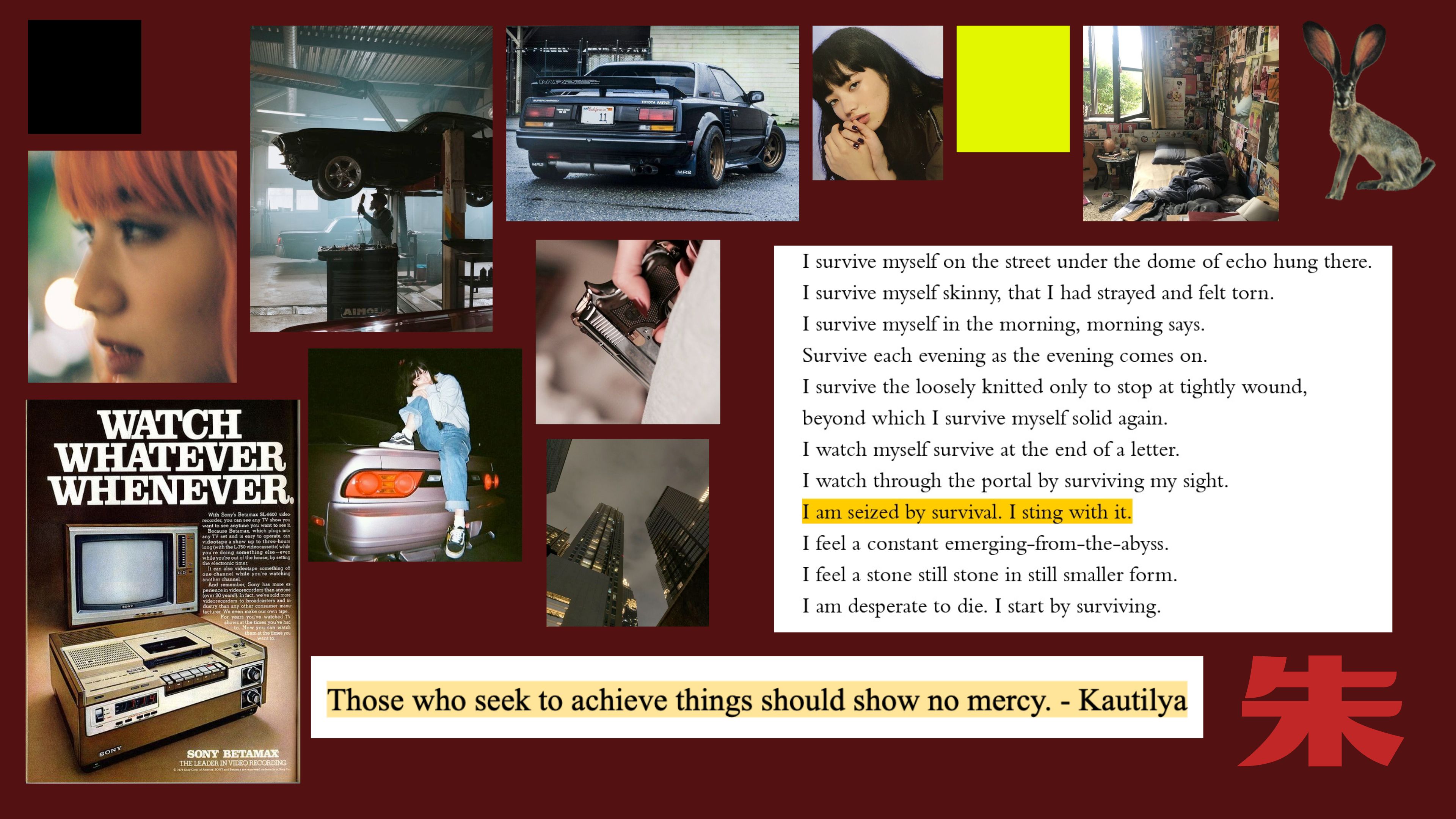 An image of a mood board