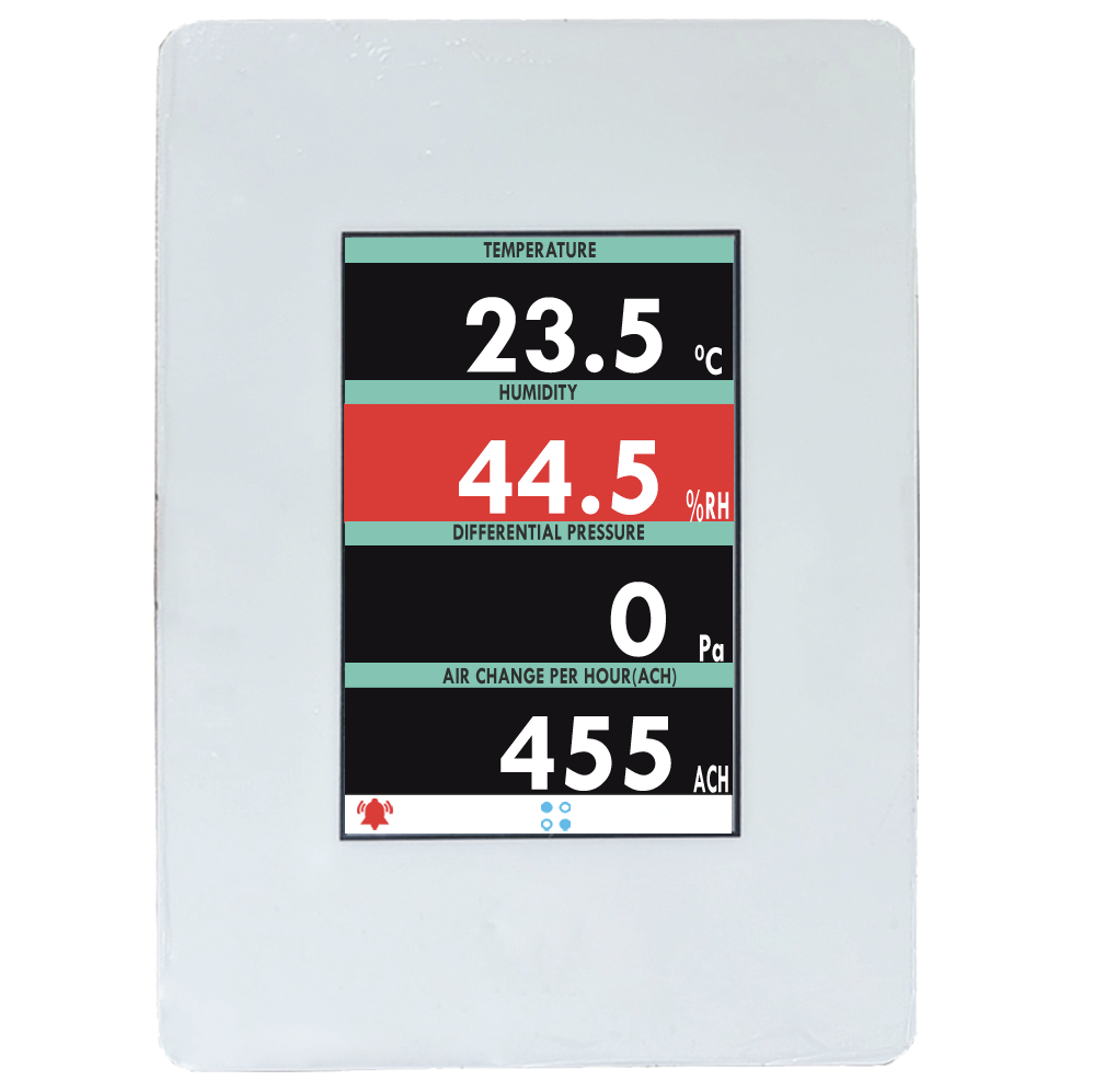 Touchscreen Room Pressure Monitor