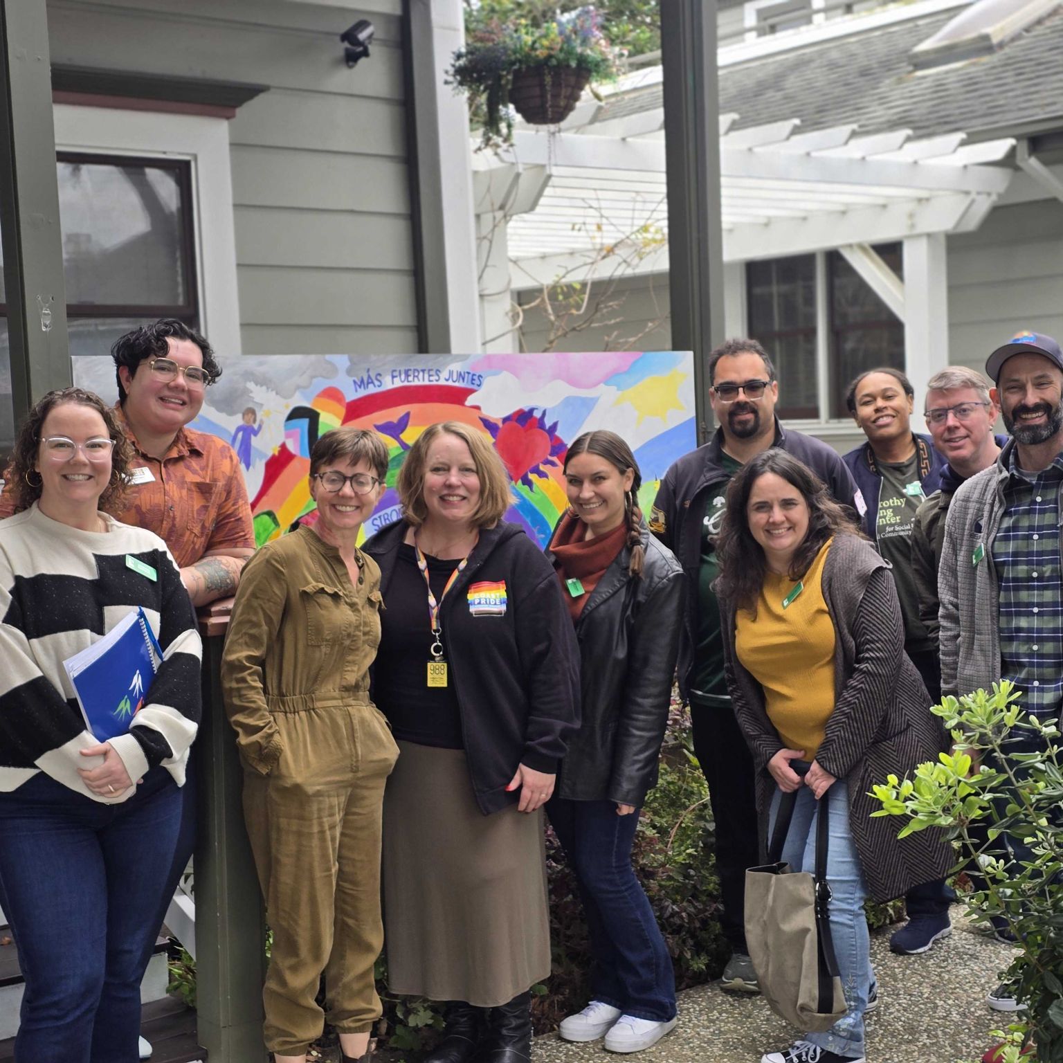 This group of Emerging Leaders visited CoastPride during January’s Learning Day field trips focused on San Mateo County’s human services organizations.