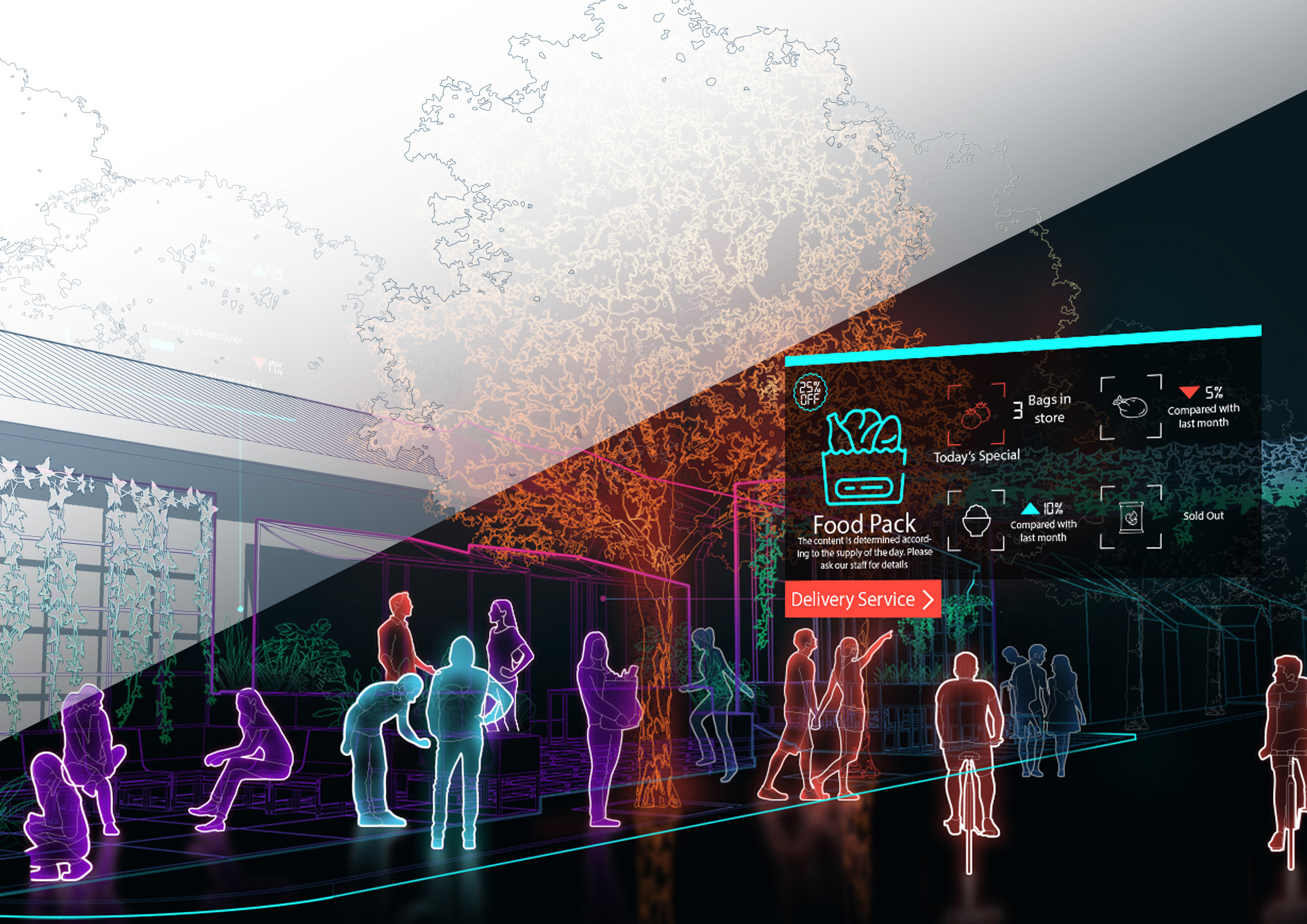 Mixed Reality usage in a traditional hutong context in Beijing, China.