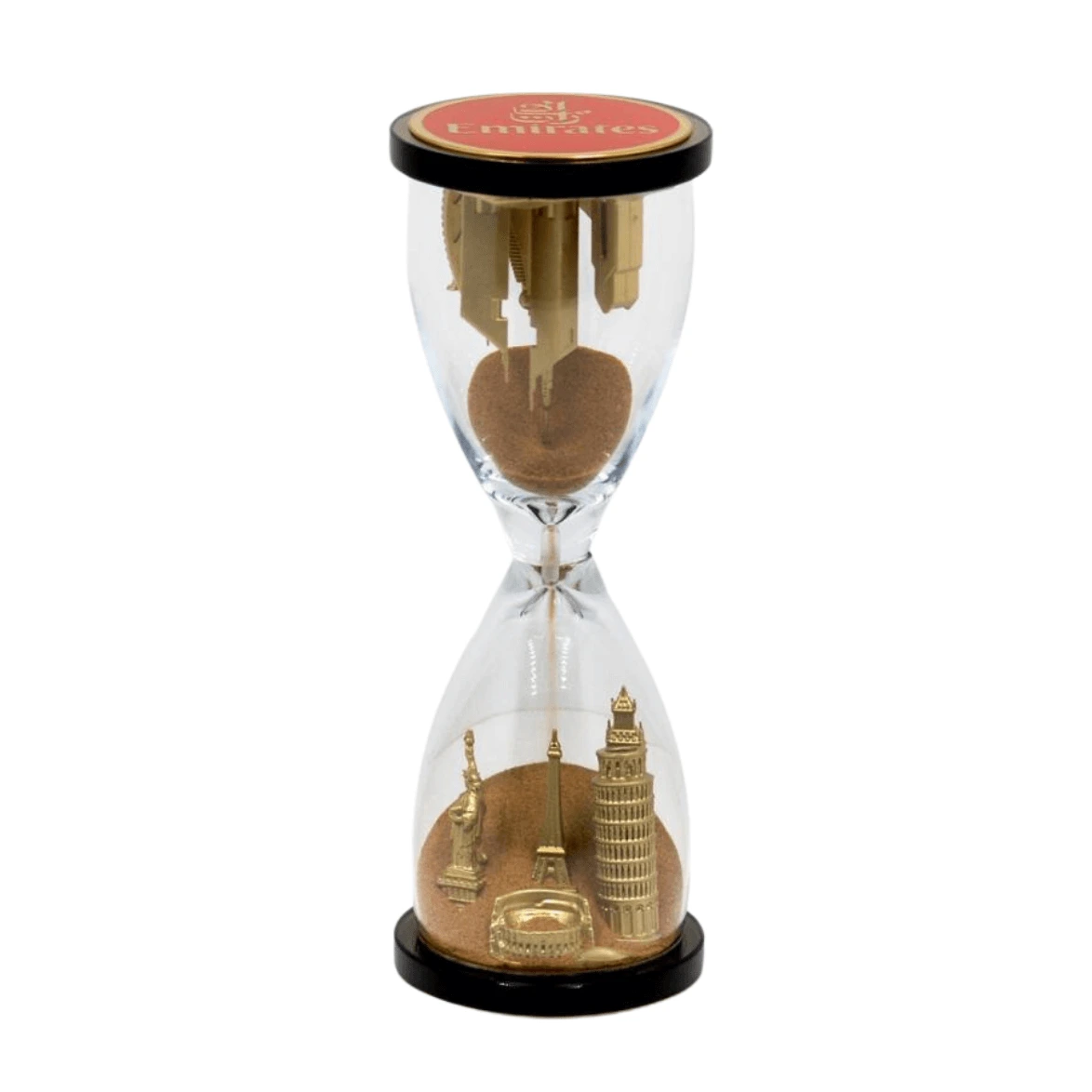 Emirates Airlines Sand Clock — custom crystal corporate gift