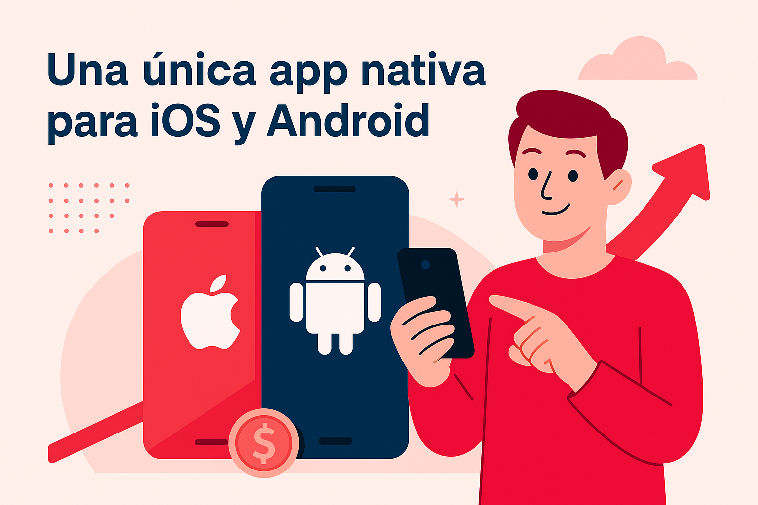 A single native app for iOS and Android with everything you need