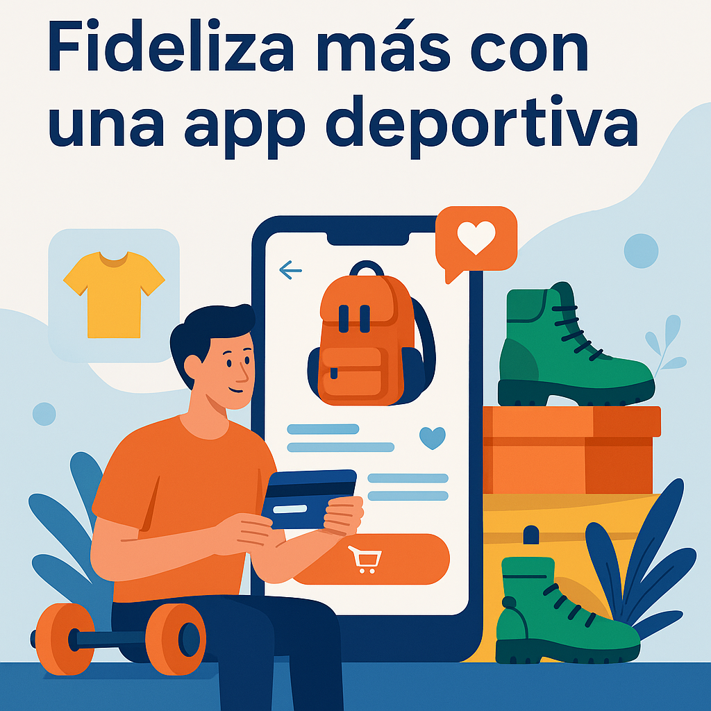 App Commerce para deporte: fideliza y vende más desde el móvil