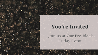 blog post for pre black friday event 