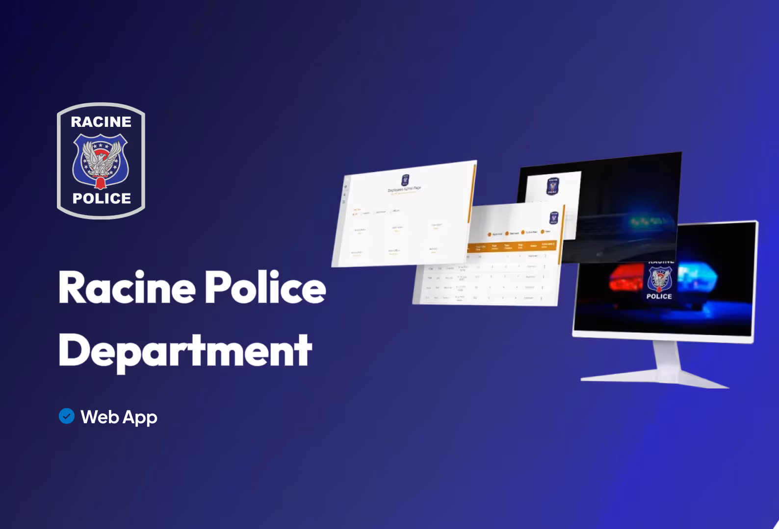 Racine Police Department Web App — project by Zetaton