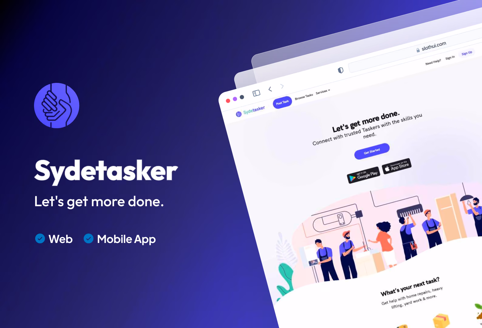 SydeTasker Jobs Marketplace — Mobile App project by Zetaton