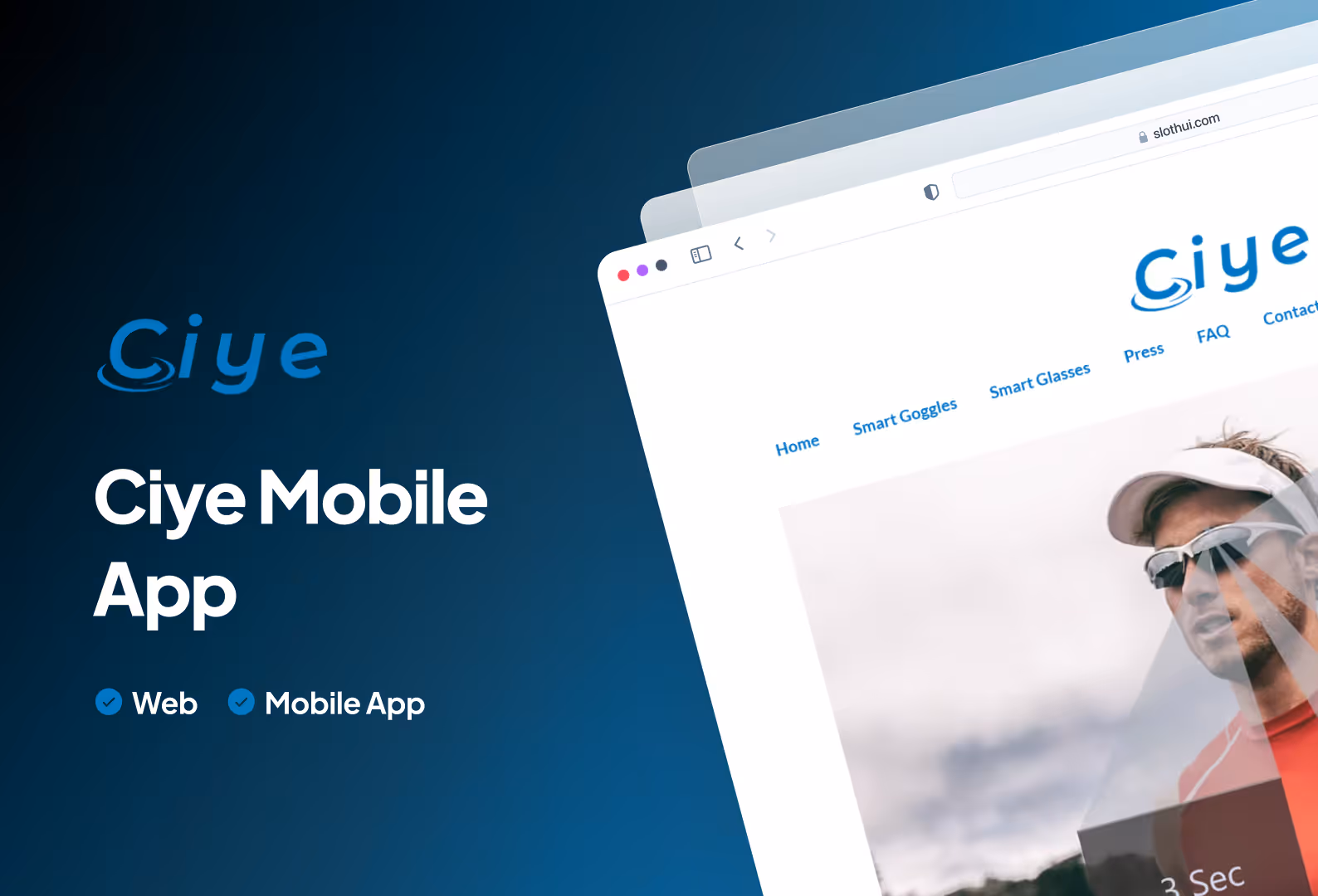Ciye Smart Goggles And Glasses — Mobile App project by Zetaton