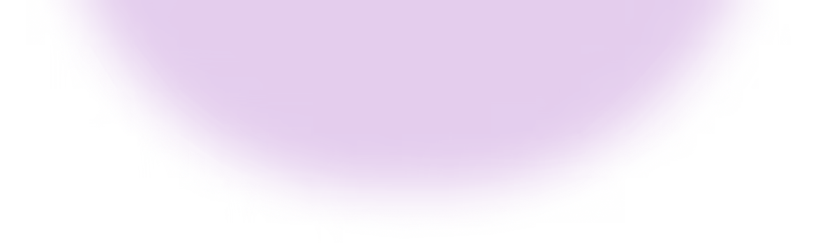 Large purple semicircle with a soft gradient edge on a transparent background.