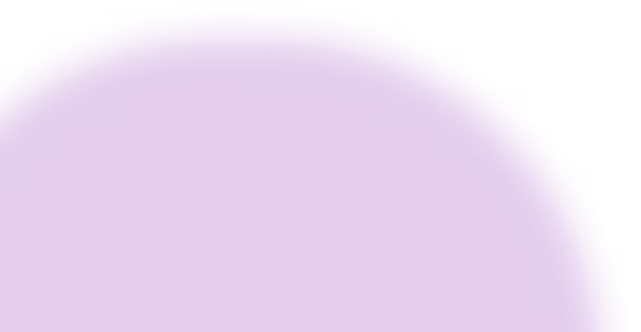 Solid purple semicircle covering the bottom half of the image on a transparent background.
