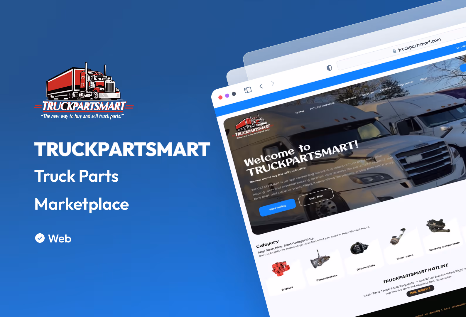 TRUCKPARTSMART — project by Zetaton