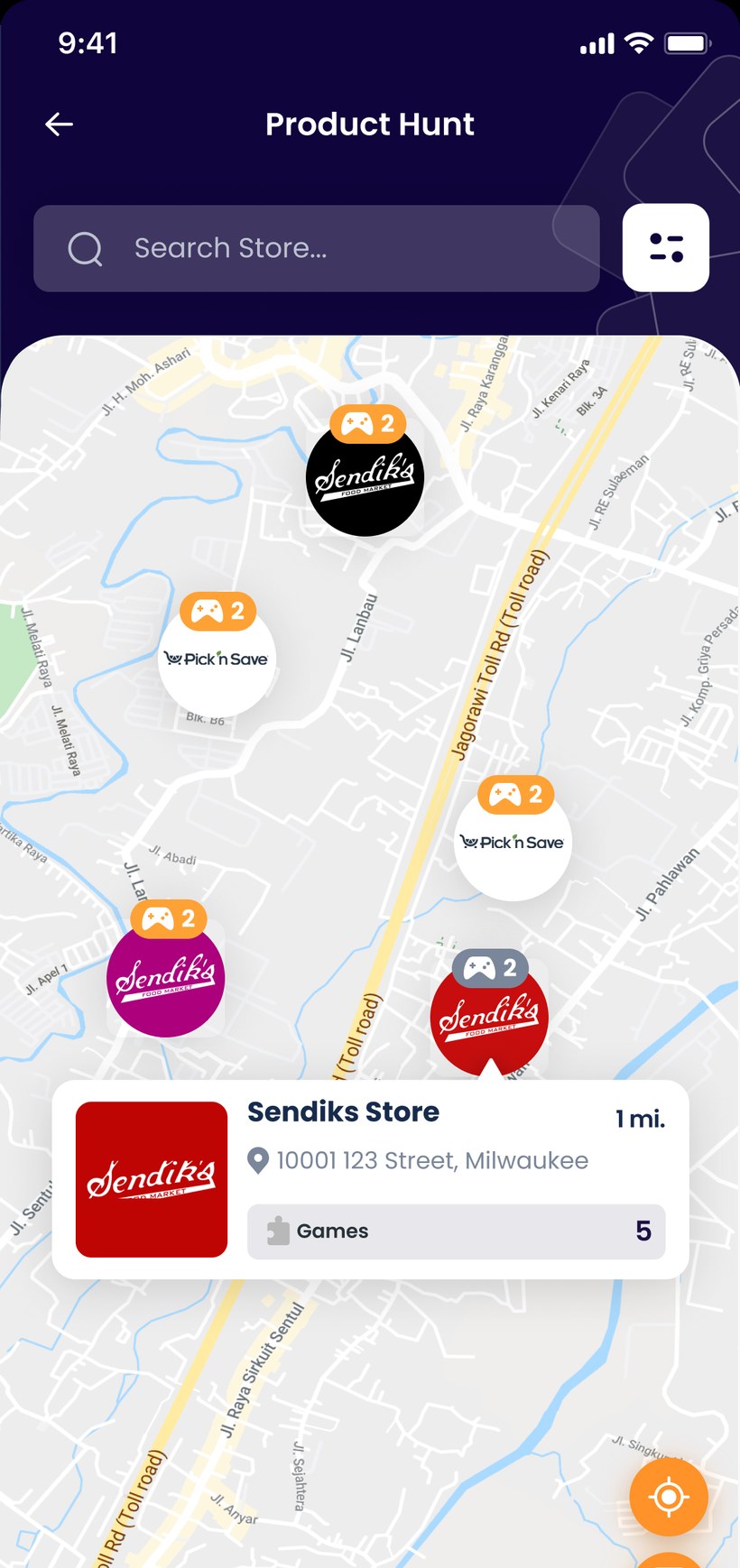 Enable mobile app screen