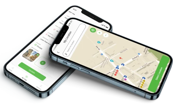 Geo360 map for selecting a location