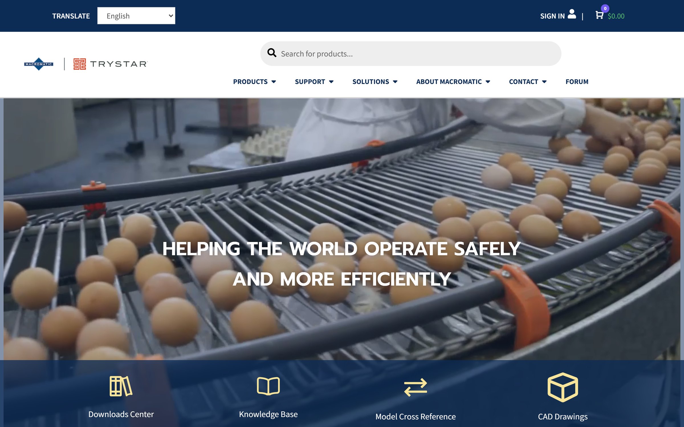 Macromatic homepage: Helping the world operate safely and more efficiently
