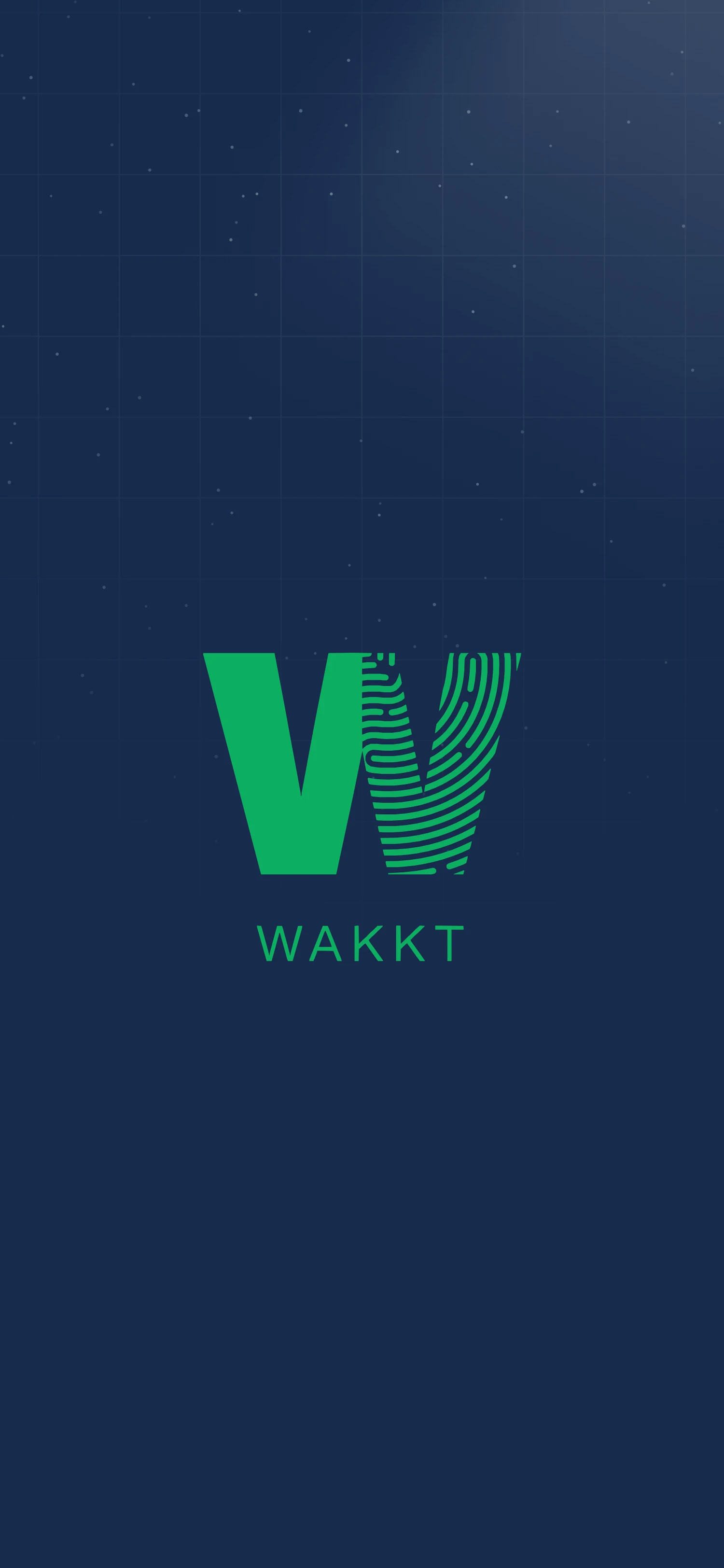 Wakkt app splash screen