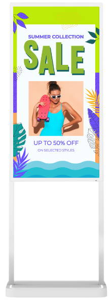 Pro Player Digital Signage Player rear view showing HDMI connections and ports