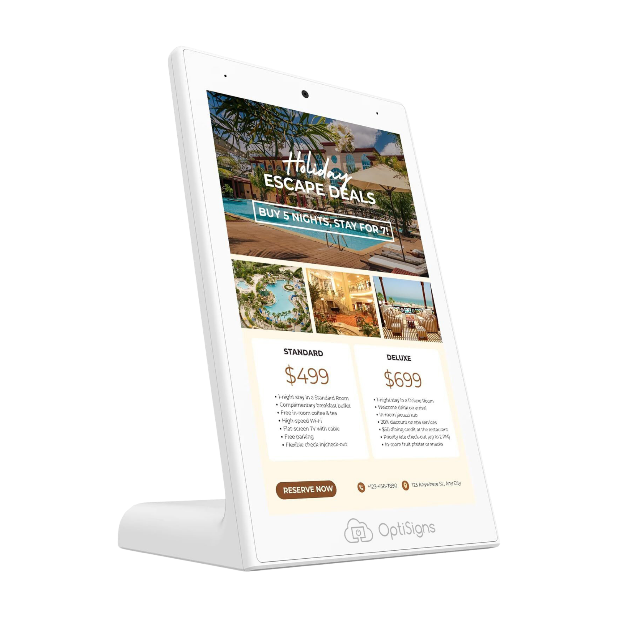 Pro Player Digital Signage Player angled view of front