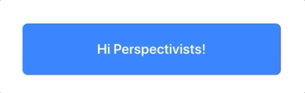 Blauer Button mit "Hi Perspectivists!" der sich bewegt
