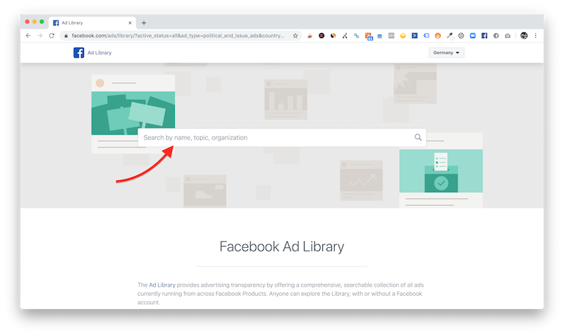 facebook ad library