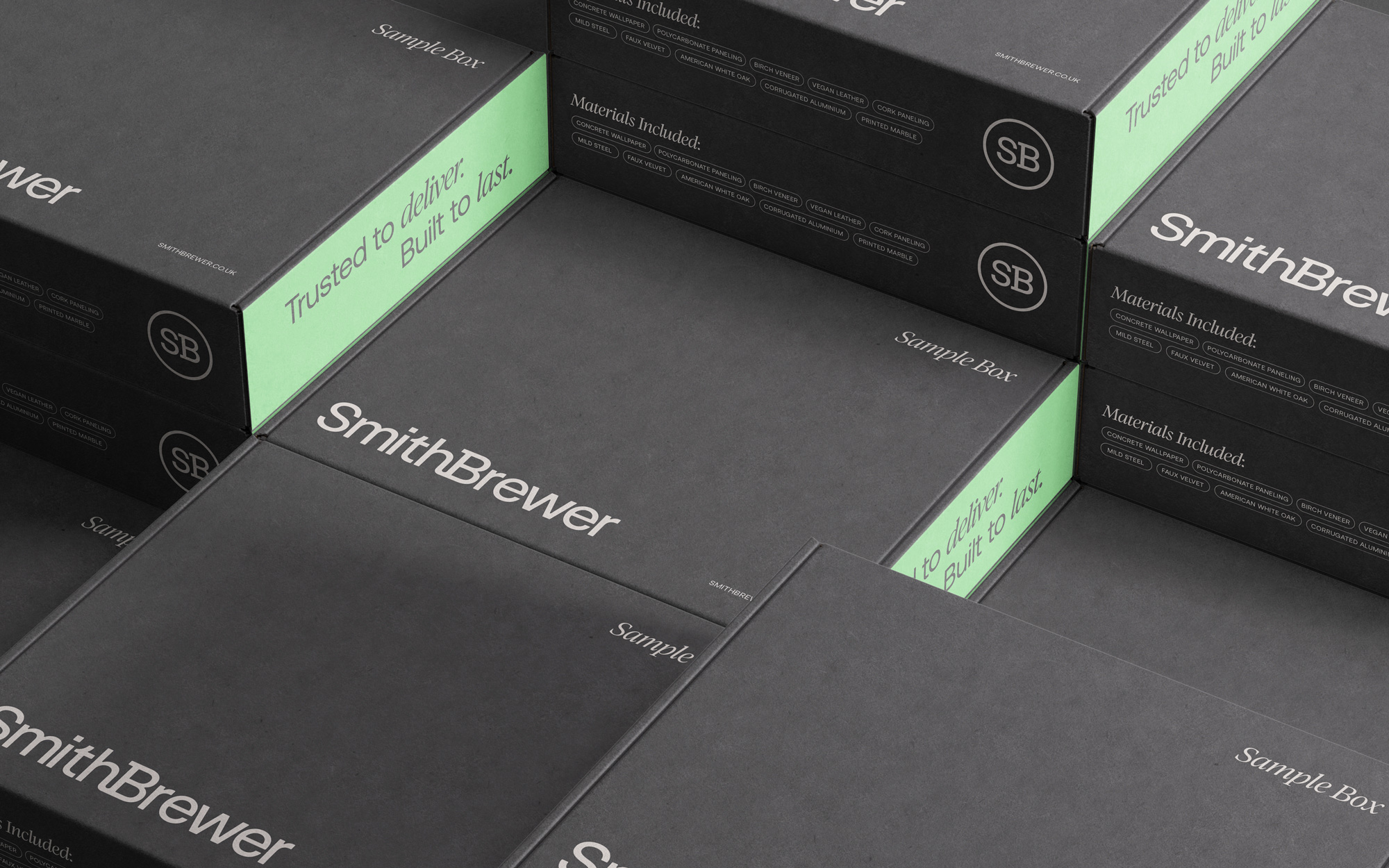 SmithBrewer brand identity packaging sample box design Will Burr