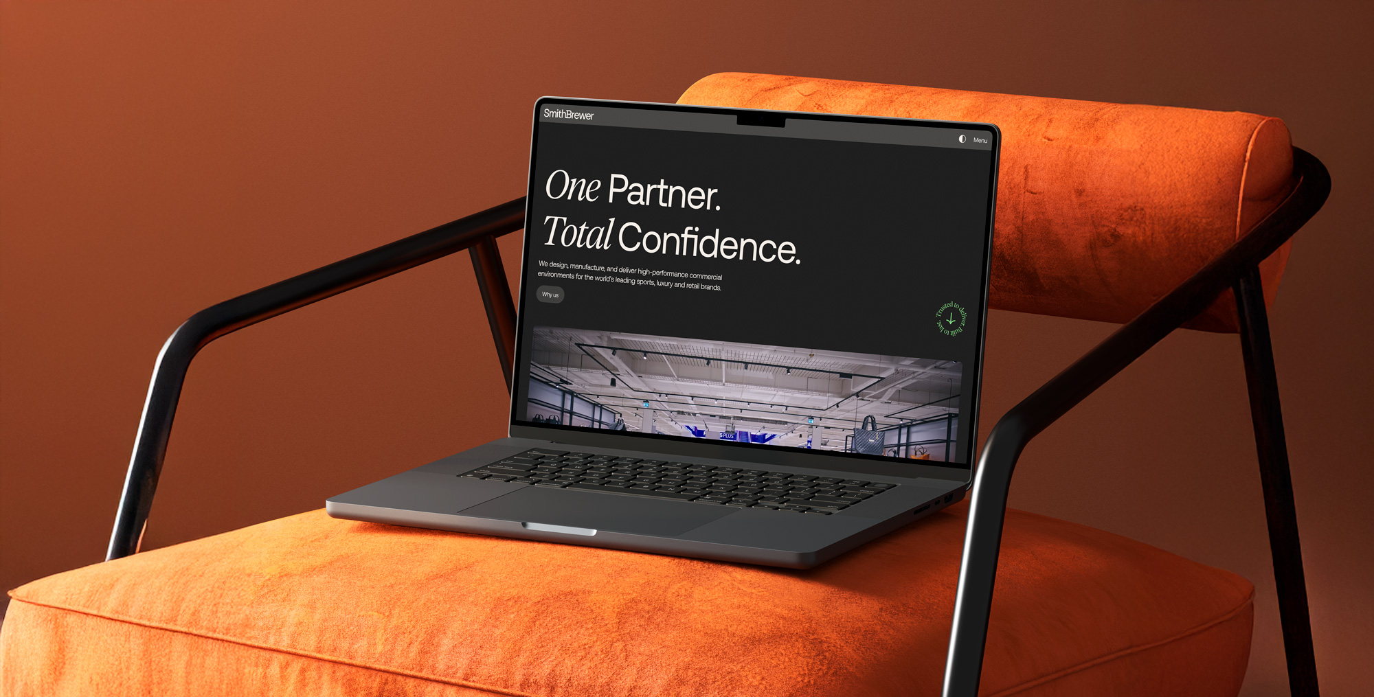 SmithBrewer brand identity website design