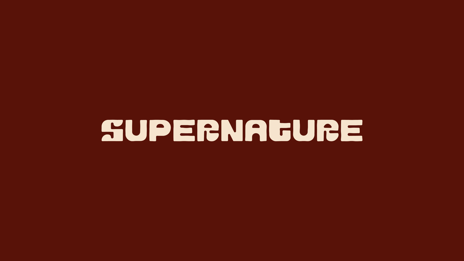 Supernature listening bar brand identity logo design by Will Burr