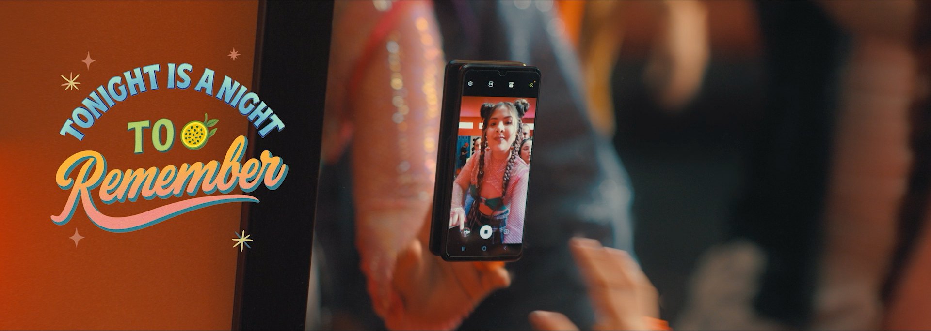 Tonight is a night to remember, a phone recording the crowd