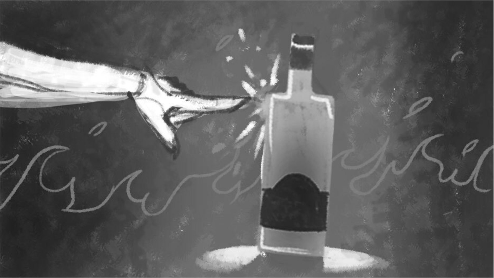Pencil storyboard sketch 4